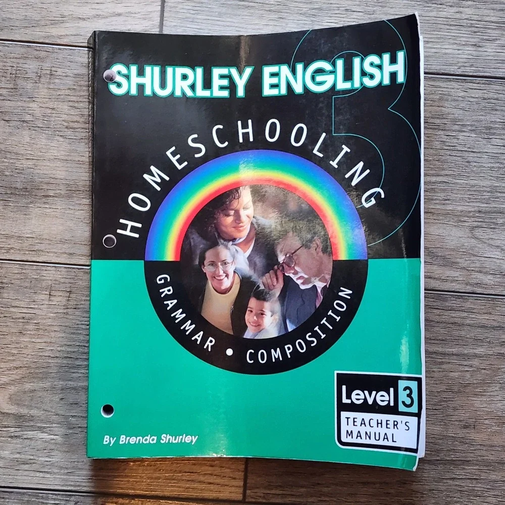 Lot Shurley English Homeschooling Grammar Composition Teacher's Manuals 1, 3, 4